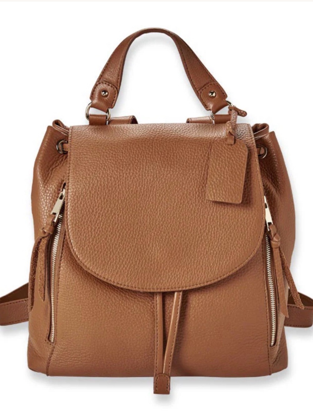 Levenger | Carrie | Drawstring Backpack | British Tan